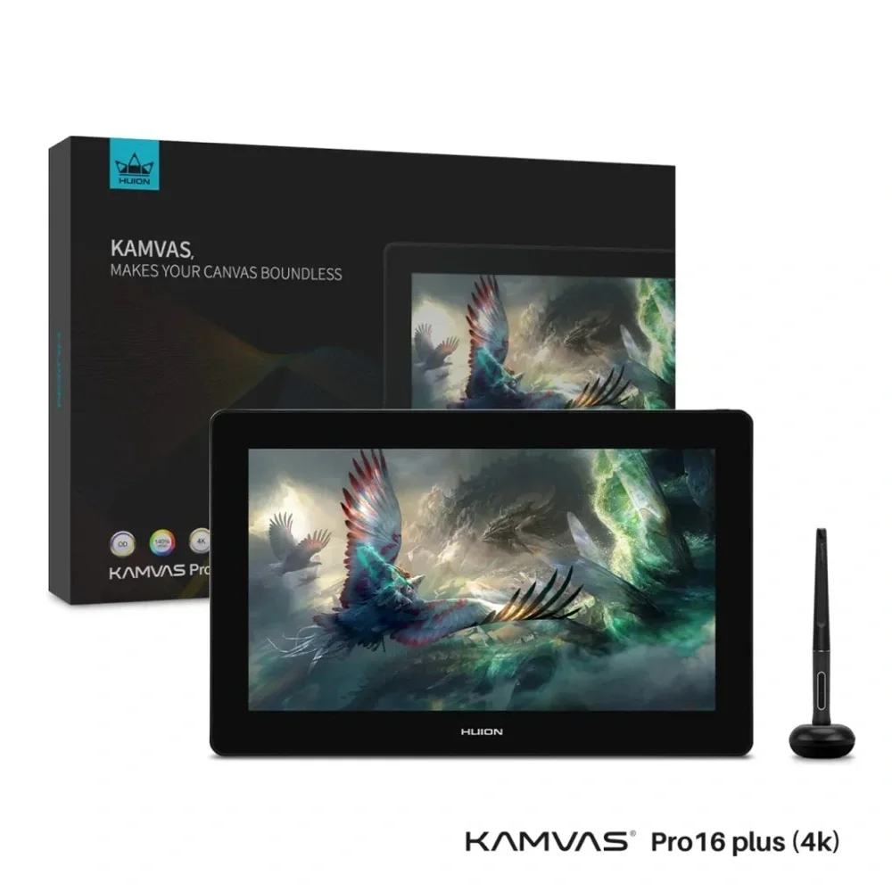 HUION Kamvas Pro 16 Plus (4K) Creative Pen Display – LIKE NEW | Retails $899